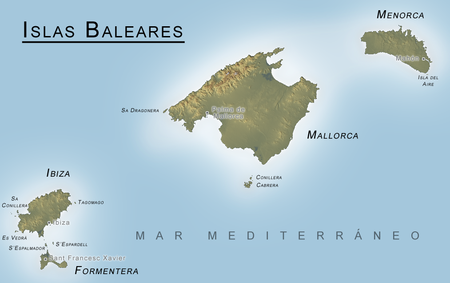 Mapa Illes Balears